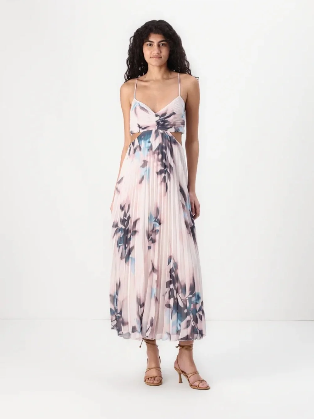 ✨(NWT) The A&F Giselle Babydoll Maxi Dress - XS Petite